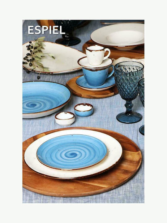 Espiel Terra Φλιτζάνι Cappuccino από Πορσελάνη Blue 220ml