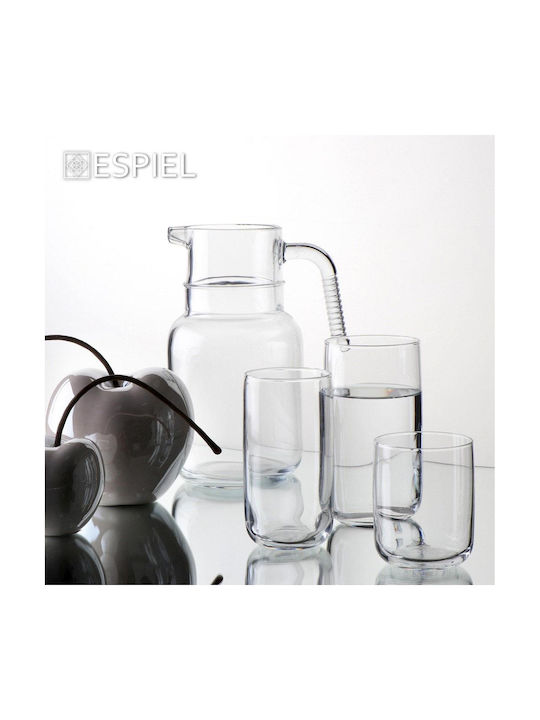 Espiel Hoop Κανάτα Σερβιρίσματος Γυάλινη 1500ml 6τμχ