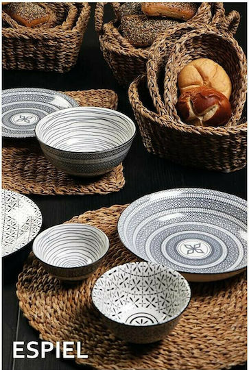 Espiel Bread Basket Wicker Brown 28x18x10cm