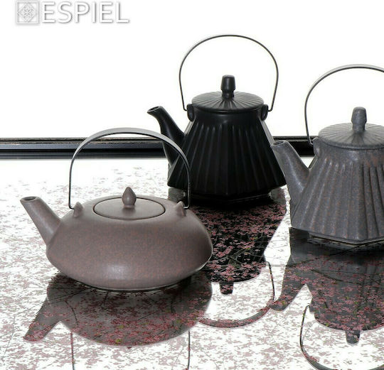 Espiel Ritual Teapot Ceramic Black 620ml