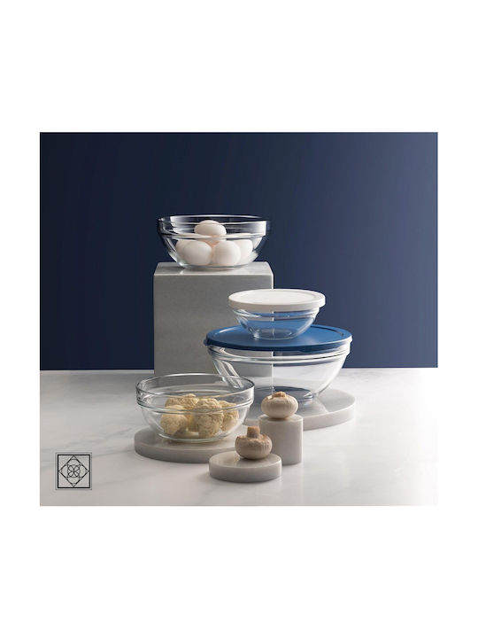 Espiel Pasabahce Chef Servierschüssel Rund Glas Transparent mit Durchmesser 14cm 18Stück