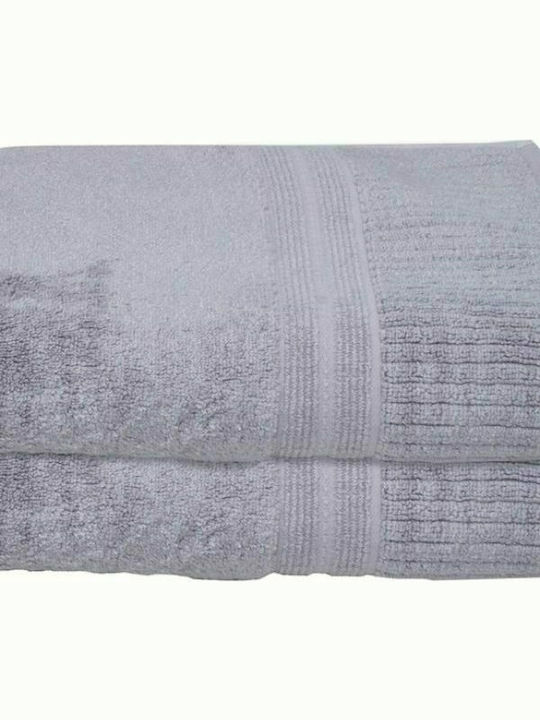 Anna Riska Prosop de mână Modal 30x50cm. 3 Grey Greutate 600gr/m²
