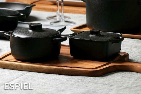 Espiel Wooden Serving Platter with Handle 47x21x1.5cm 2pcs