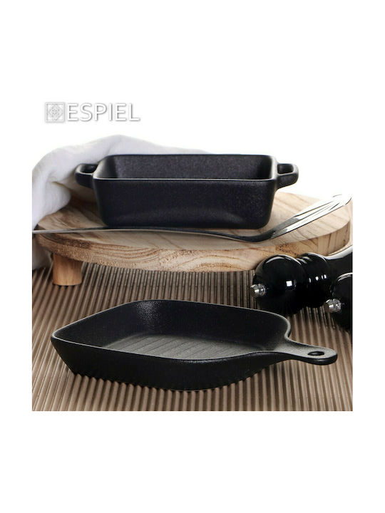Espiel Lava Ceramic Rectangular Individual Heat-Resistant Cookware 20.6x13x5cm
