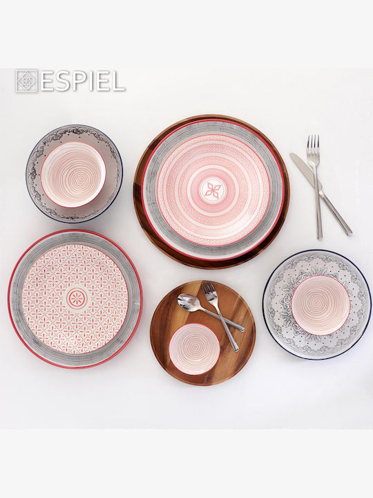 Espiel Charlotte Salatieră Ceramică Roșie 17x17x8.3cm 1buc