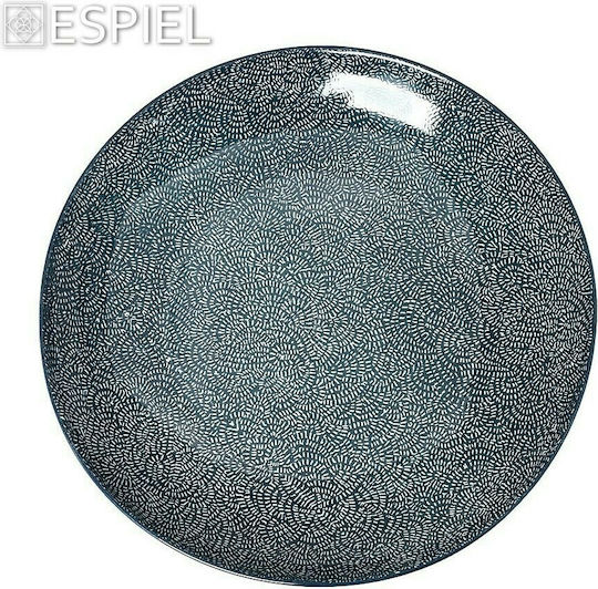 Espiel Serving Platter Blue with Diameter 36cm