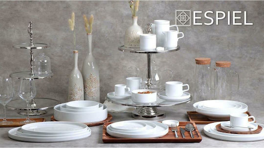 Espiel Good Mood Serving Platter Oval White 32x23cm