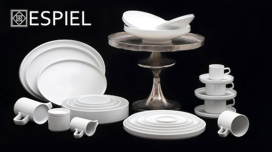 Espiel Seltmann Good Mood Serving Platter Oval White 29.4x21cm