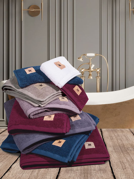 Greenwich Polo Club Hand Towel 2553 30x50cm Bordeaux Weight 450gr/m²