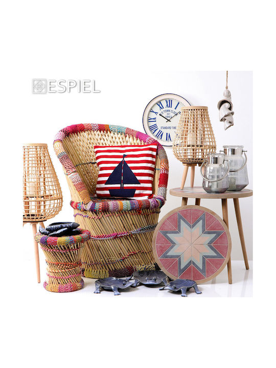 Espiel Antique Wall Clock Metallic Ecru Ø43cm