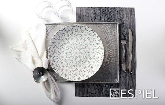 Espiel Διακοσμητικός Δίσκος Aluminium Aluminium Servierplatte Gravur 29x321x1cm Rechteckig 32.1x29x1cm 1Stück