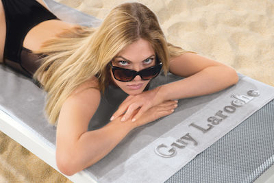 Guy Laroche Varadero Strandtuch Baumwolle Gray 165x75cm.