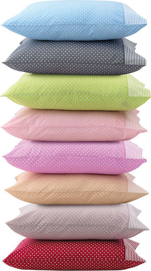 Beauty Home Joy Σετ Μαξιλαροθήκες με Φάσα Purple 50x70εκ.