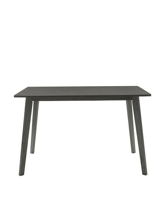 Benson Table Kitchen Wooden Gray 120x75x75cm