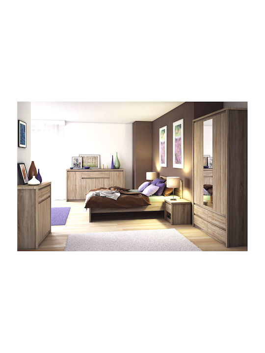 Norton Pat Dublu Din Lemn Pentru Saltea 140x200cm În Diferite Culori