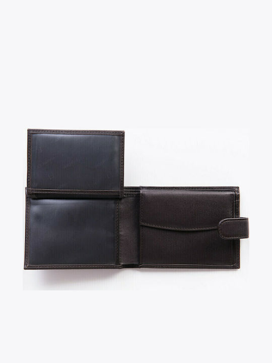 Leather Men's Wallet Classic Brown