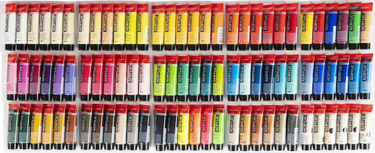 Royal Talens Amsterdam All Acrylics Acrylic Paint Set in Multicolour color 20ml 90pcs