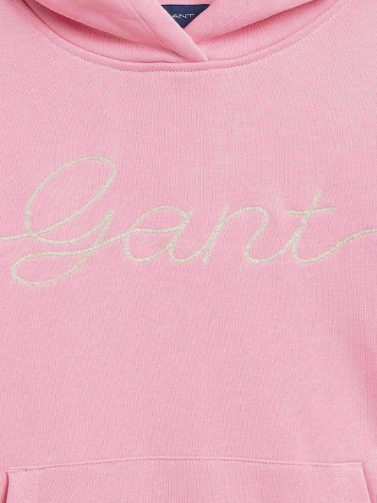 Gant Sweatshirt Kids Dress Long Sleeve Pink