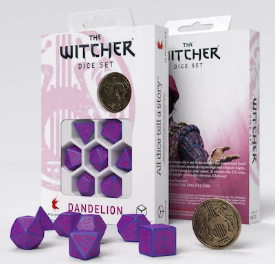 Q Workshop The Witcher Dice Set Zaruri Păpădie - Cuceritorul Inimilor 25488