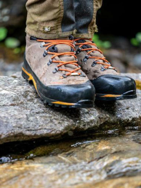 Crispi Wasatch GTX Водоустойчиви гумени ботуши за лов Гор-текс в цвят Кафяв