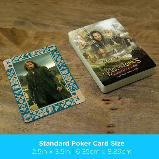 Heroes and Villains Plasticized Collectable Card Deck Lord Of The Rings