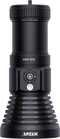 XTAR D28 Φακός Κατάδυσης LED με Φωτεινότητα 3600lm για Βάθος έως 100m