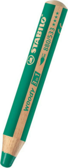 Stabilo Woody Colored Pencil Set Green Package of 1 packages