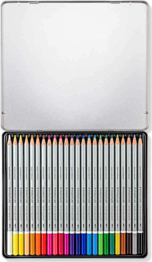 Staedtler Karat Aquarell Farbstift-Set Aquarell in einer Box 24Stück Packung von 1 Verpackungen