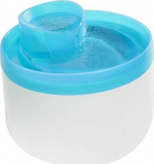 Zolux Cat Fountain Automat Plastic Adăpătoare / Fântână pentru Câine & Pisică 2lt 15.5cm în Culoare Alb
