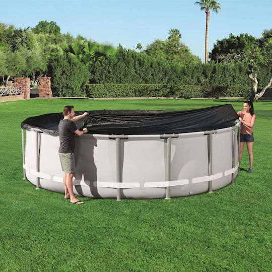 Bestway Sun Protective Round Pool Cover Flowclear Diameter 488cm 1pcs