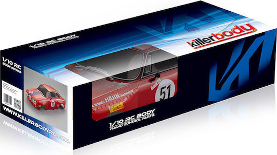 Killerbody (RC) Alfa Romeo GTAm Body Red 195mm RTU all-in