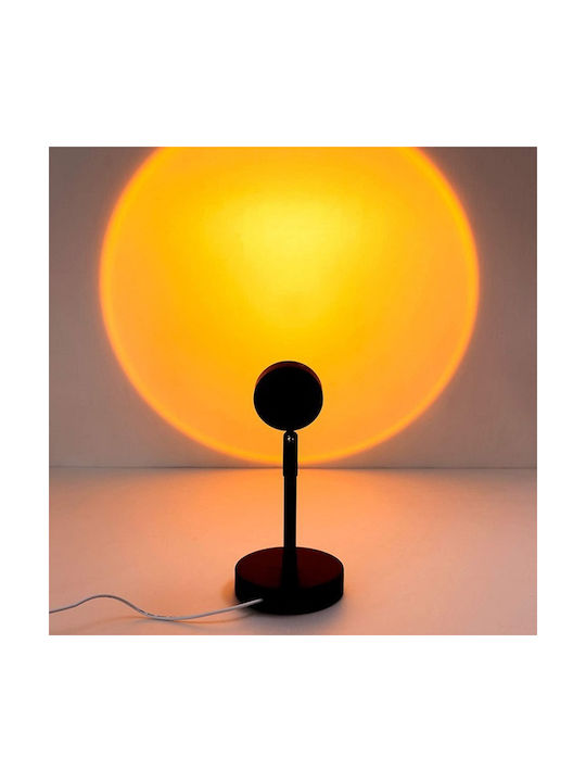 Dekorative Lampe Sonnenuntergang Schwarz