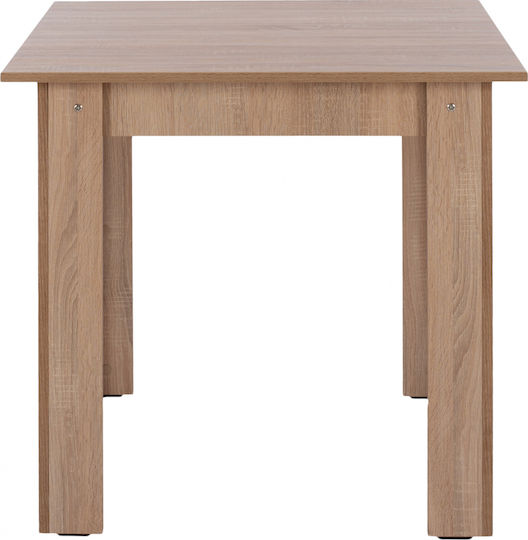 Kelvin Tisch Küche Holz Sonama Oak 80x80x77cm