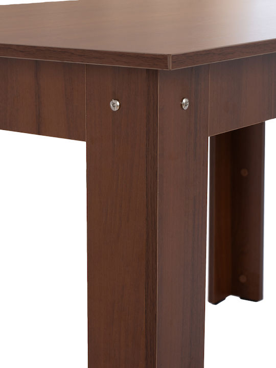Tisch Küche Holz Walnut 140x80x77cm