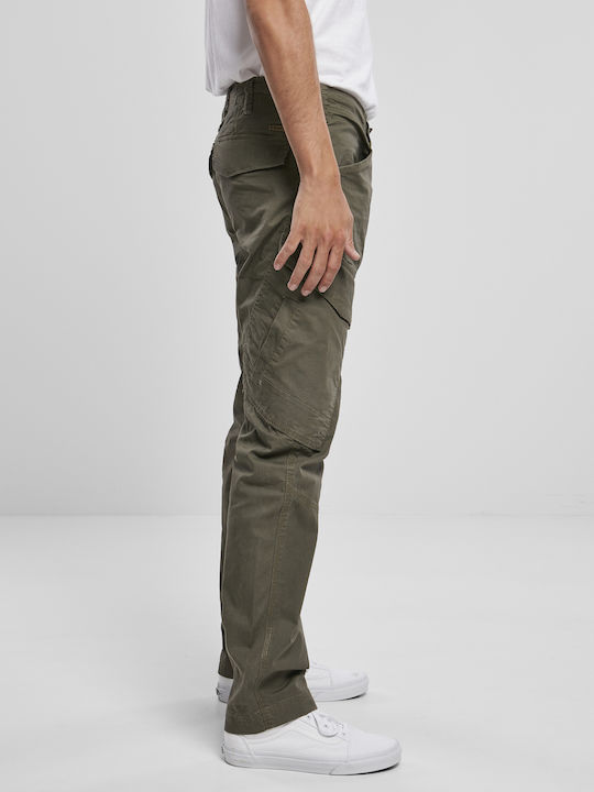 Hose Cargo Elastisch in Schlanker Passform Olive