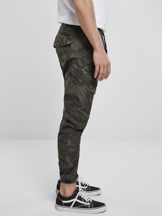 Παντελόνι Cargo Ελαστικό σε Slim Εφαρμογή Dark Camouflage