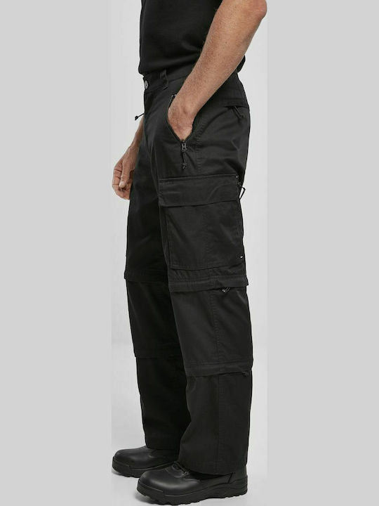 Savannah Trousers Cargo in Loose Fit Black