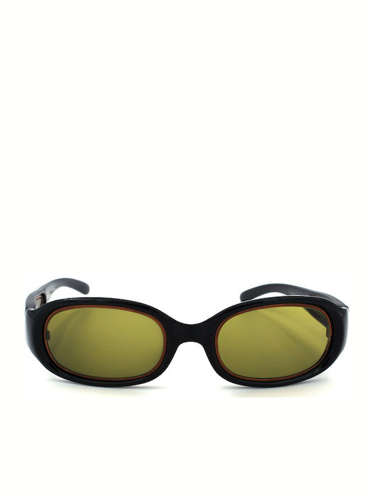 Rochas Women's Sunglasses with Black Plastic Frame and Green Lens RO9094 03