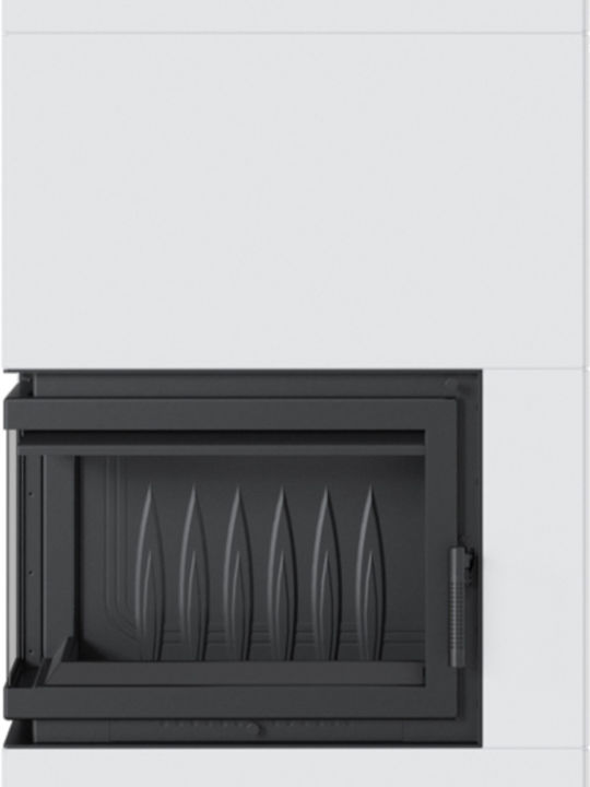 Kratki Simple Box L S Ενεργειακό Τζάκι Ξύλου 8kW Αριστερή Γωνία με Ανοιγόμενη Πόρτα Bianco Kratki Simple Box L S Ενεργειακό Τζάκι Ξύλου 8kW Αριστερή Γωνία με Ανοιγόμενη Πόρτα Bianco