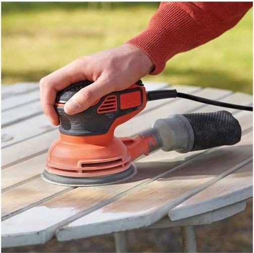 Black & Decker KA199 Έκκεντρο Τριβείο 125mm Ρεύματος 240W με Σύστημα Αναρρόφησης