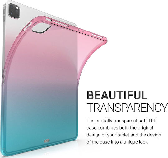 KWmobile Back Cover Pink / Blue (iPad Pro 2021 12.9")
