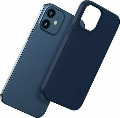 Baseus Liquid Silica Gel Silicone Back Cover Blue (iPhone 12 mini)