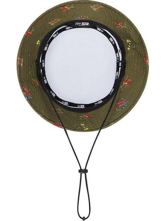 New Era Fishing Fabric Hat Bucket Khaki