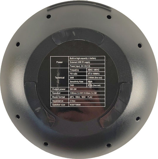 Andowl Q21 Ηχείο Bluetooth με Ραδιόφωνο Μαύρο