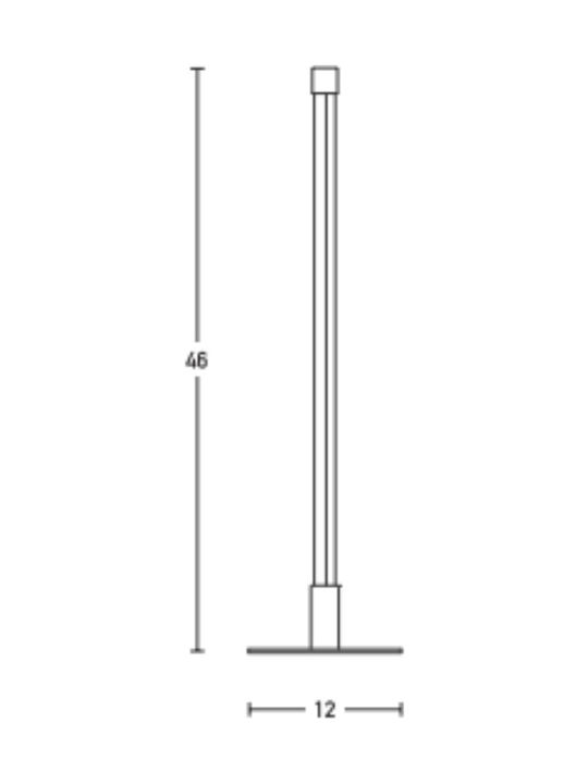 Zambelis Lights Διακοσμητικό Φωτιστικό LED Θερμό Λευκό 3000K 12εκ.