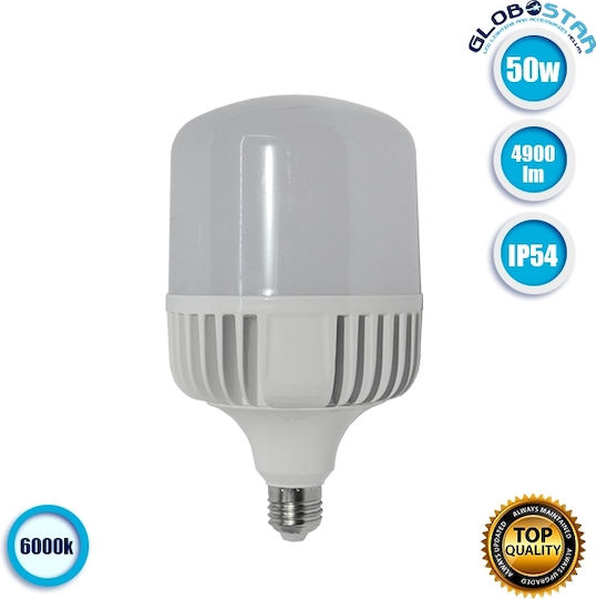 GloboStar LED Bulb 50W 120mm for Socket E27 Cool White 4900lm