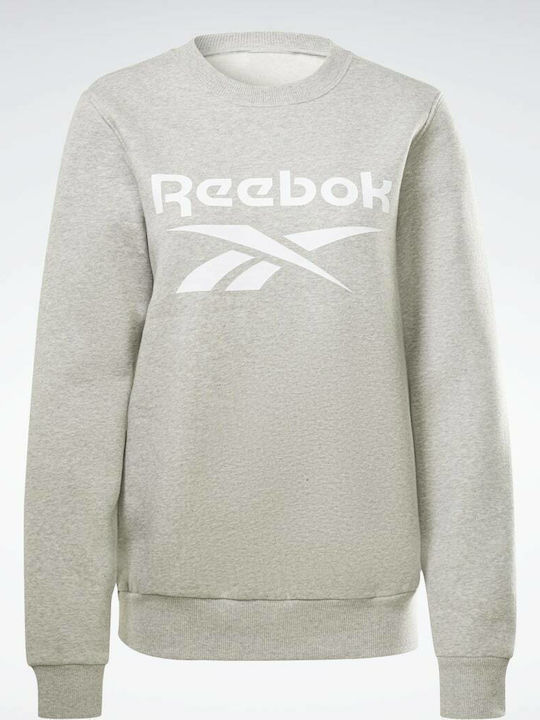 Identity Logo Damen Sweatshirt Medium Grey Heather