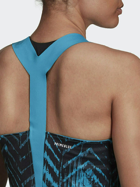 adidas Primeblue HB6190 Women's Blue Tennis Dress