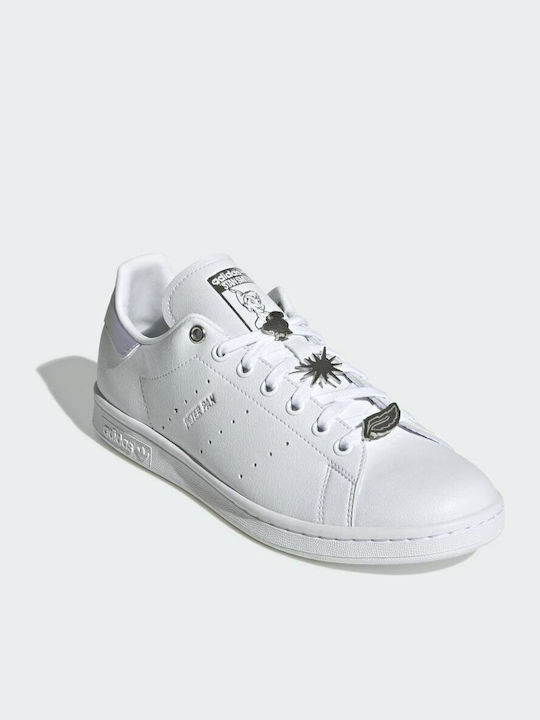 Adidas Stan Smith Sneakers Cloud White / Silver Metallic / Scarlet