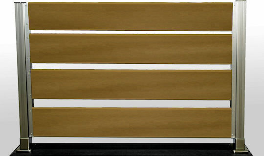 Newplan Deck Περίφραξης Κήπου από WPC 360x11x2εκ.